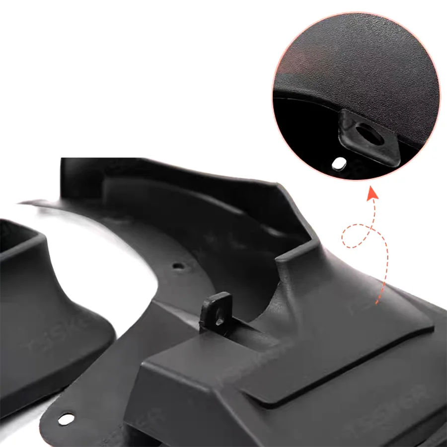 1Pc Car Mudguard Front/Rear Mudflaps Mudguards Fenders Mud Flap Car Accessories For Toyota Land Cruiser Prado LC120 2003-2009