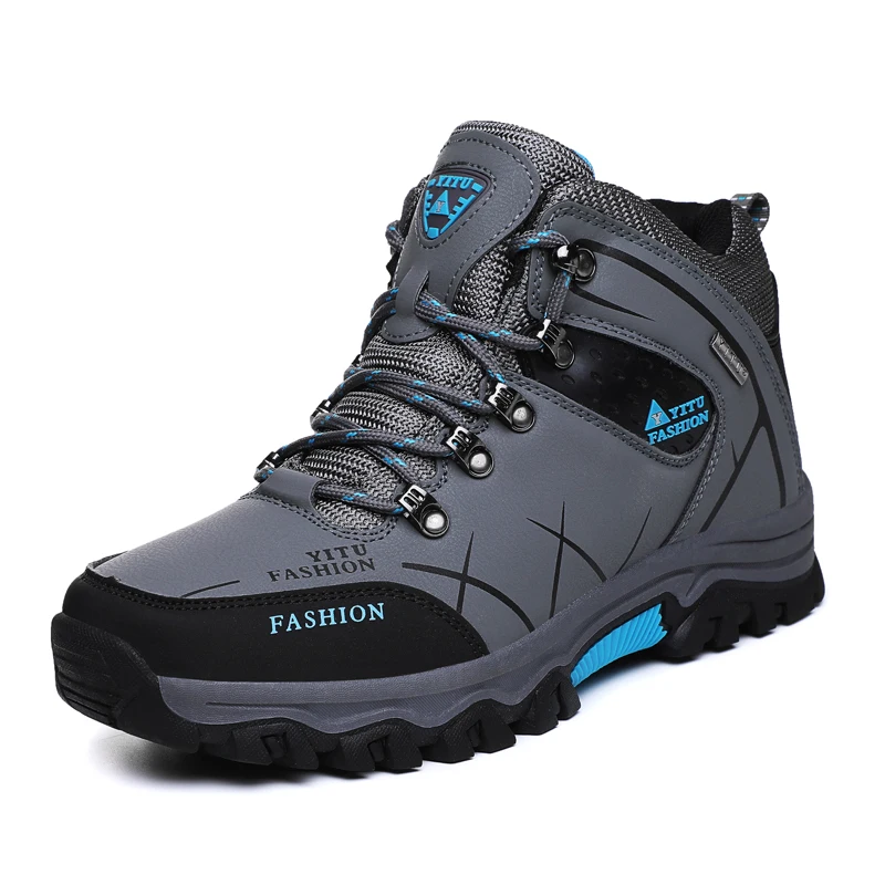 Men Tactical Boots Waterproof Military New Brand Desert Ankle Outdoor Hiking Shoe Plush Snow Man Special Force Army Boots Combat