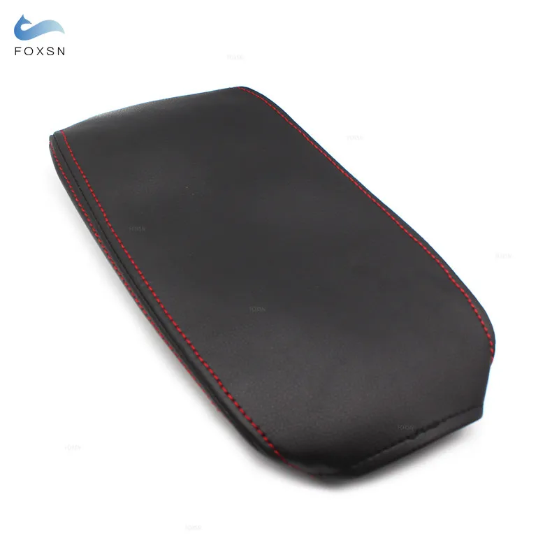 For VW Golf 6 VI 2010 2011 2012 2013 Car Interior Center Control Armrest Box Microfiber Leather Cover Elastic Band Style Trim