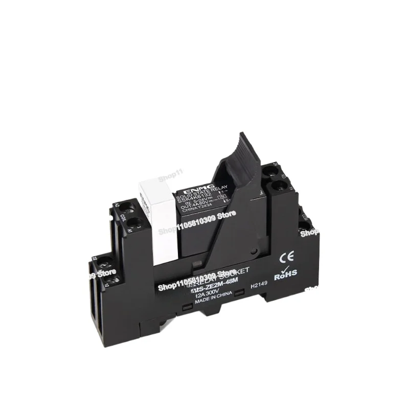 Small Rail Type, Solid State Relay 24V DC SSK10D6132 DC Control AC 220V Dc5V