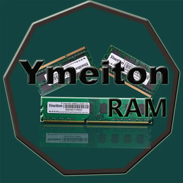 YMEITON 10PCS DDR3 8GB 1600MHz 240PIN RAM Desktop