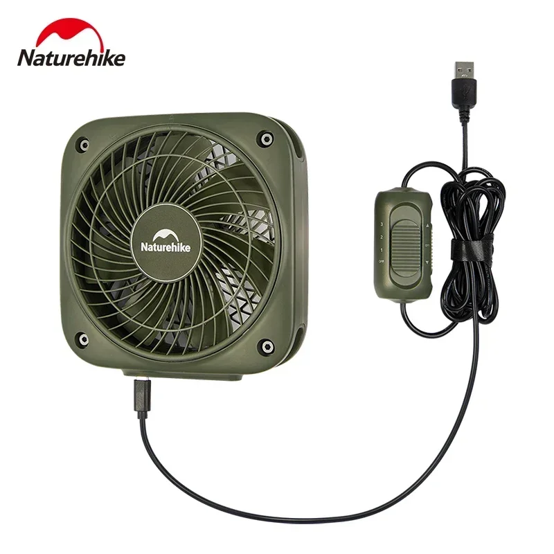 

Naturehike Electric Fan Air Circulation USB Hanging Ultralight ABS 3 Speeds Camping Outdoor Office Portable Atmosphere Desktop