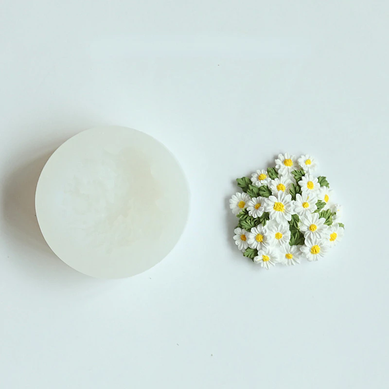 Chamomile Aromatherapy Gypsum Silicone Mold Daisy Flower Mold Handmade Soap Mold Cake Decorating Fondant Tools Chocolate Mold