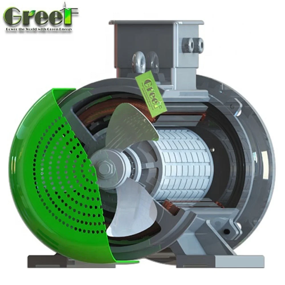 

Water Energy Low Rpm 3 Phase Ac Permanent Magnet Synchronous Generator Alternator