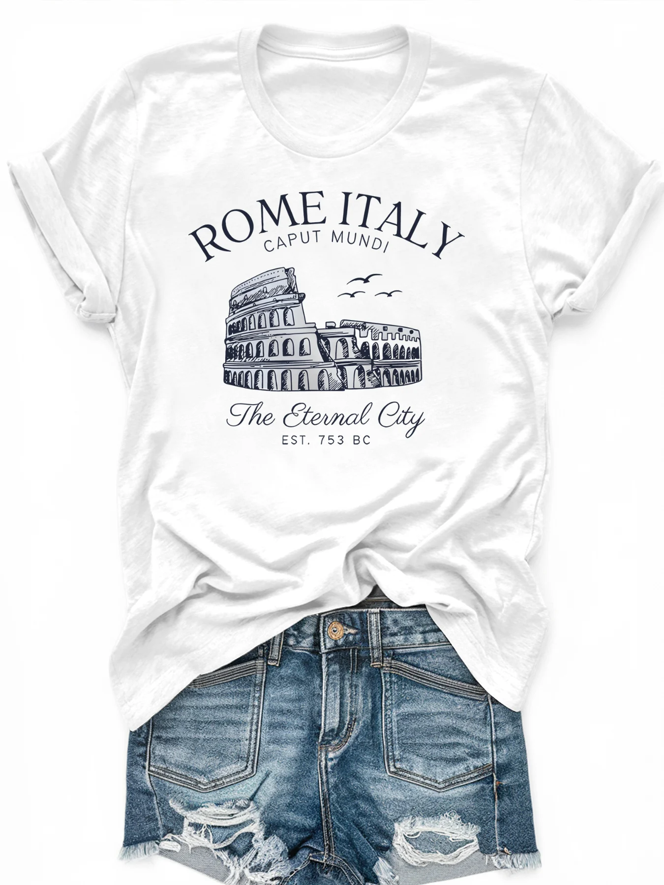 

Women's large-size printed short-sleeved T-shirt, loose and casual, soft, comfortable and breathable, outdoor sports