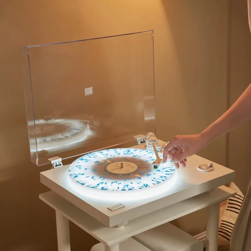 Vintage vinyl record player