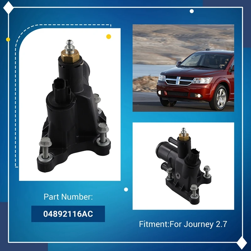 

New High Quality Car Radiator Water Pipe Seat Thermostat Housing 04892116AC 04892116AB For Dodge Journey Auto Parts