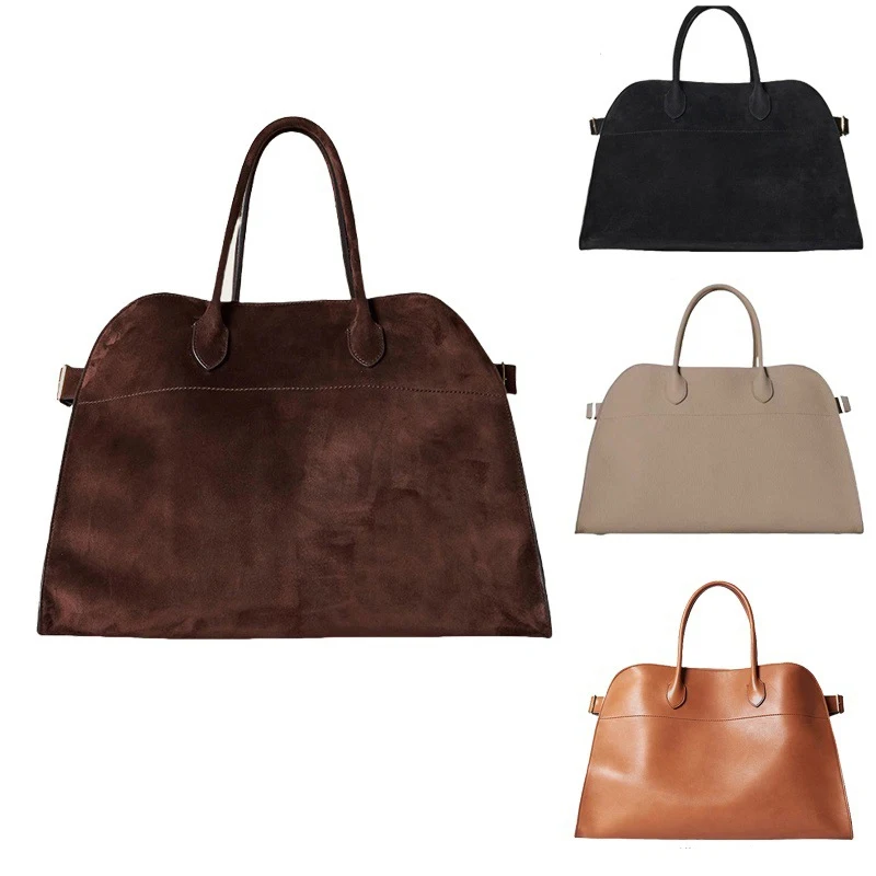 

Luxury Shoulder Bag For Women Vintage Suede High-end Brand Handbag Large Capacity Commuter Briefcase Simple Travel Storage Bag