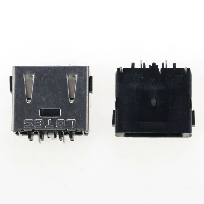 1pcs Laptop DC Power Jack Connector For Lenovo Motherboard Power Interface Display Charging Port Square Oral Black Yellow