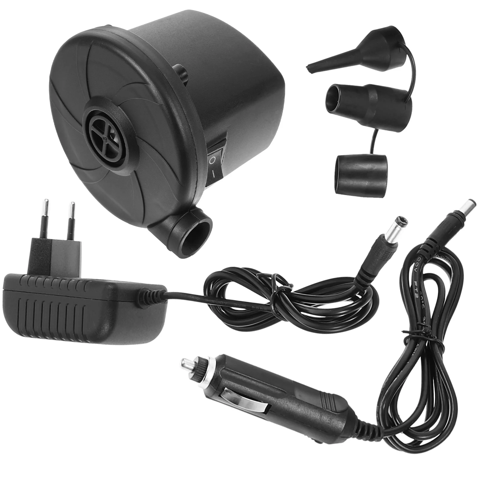 Electric Air Pump Two Way Inflator Fast Inflate Deflate Air Mattress Raft Pool Beach Inflatables Portable Us Plug