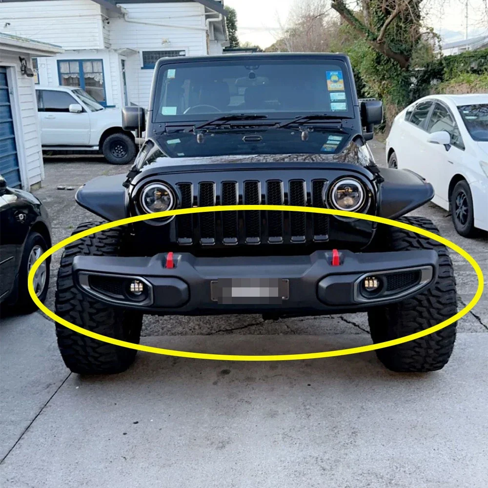 Lantsun JK1210-5 plastic front bumper for jeep  wrangler JK without sensor holes