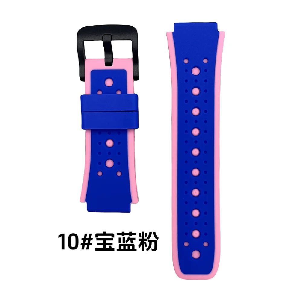 18mm Universal Kid Smart Sport Watch Band Silicone Strap Adjustable Wristwatch Replacement Strap Waterproof Children Watch Strap view 6