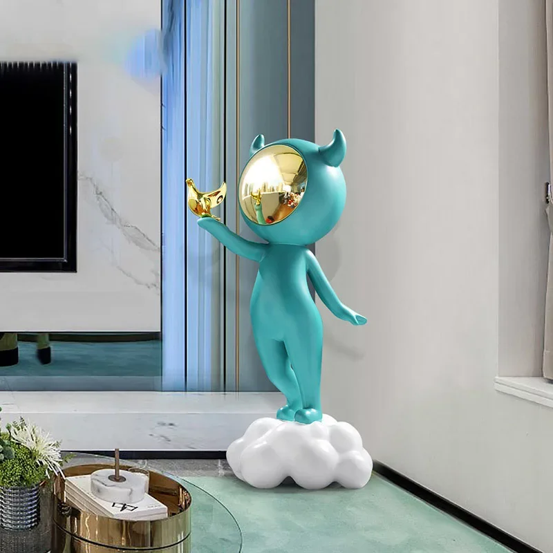 Nordic Home Decor Little devil Statue Luxury Room Decor Large Resin Sculpture LivingRoom Decoration Home Accessories Statues
