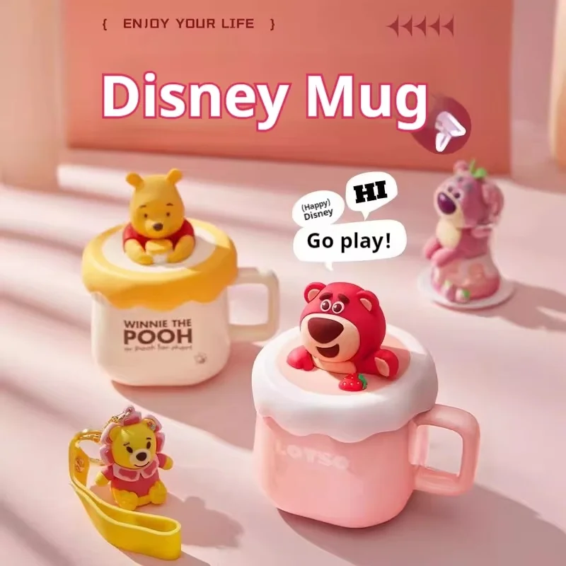 Lotso Mug Gift Cartoon Set Cup Beauty With Spoon Cute Water Cup Multiple Styles Festival Gift Box Kawaii Children Birthday Gift