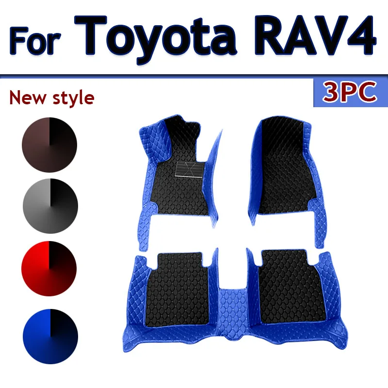 Car Floor Mats For Toyota RAV4 RAV 4 Suzuki Across XA50 2019 2020 2021 2022 2023 Carpet Luxury Leather Mat Car Accessories Rugs