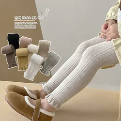 Girls Leggings Spring Autumn Solid Color Children Leggings New Pants Wholesale 1-10Yrs Baby Girl Children Pantyhose Stockings