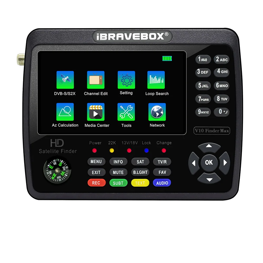 

DVB-S/X2/S2x H.265 V10 Finder Max Satellite Finder Satellite Finder