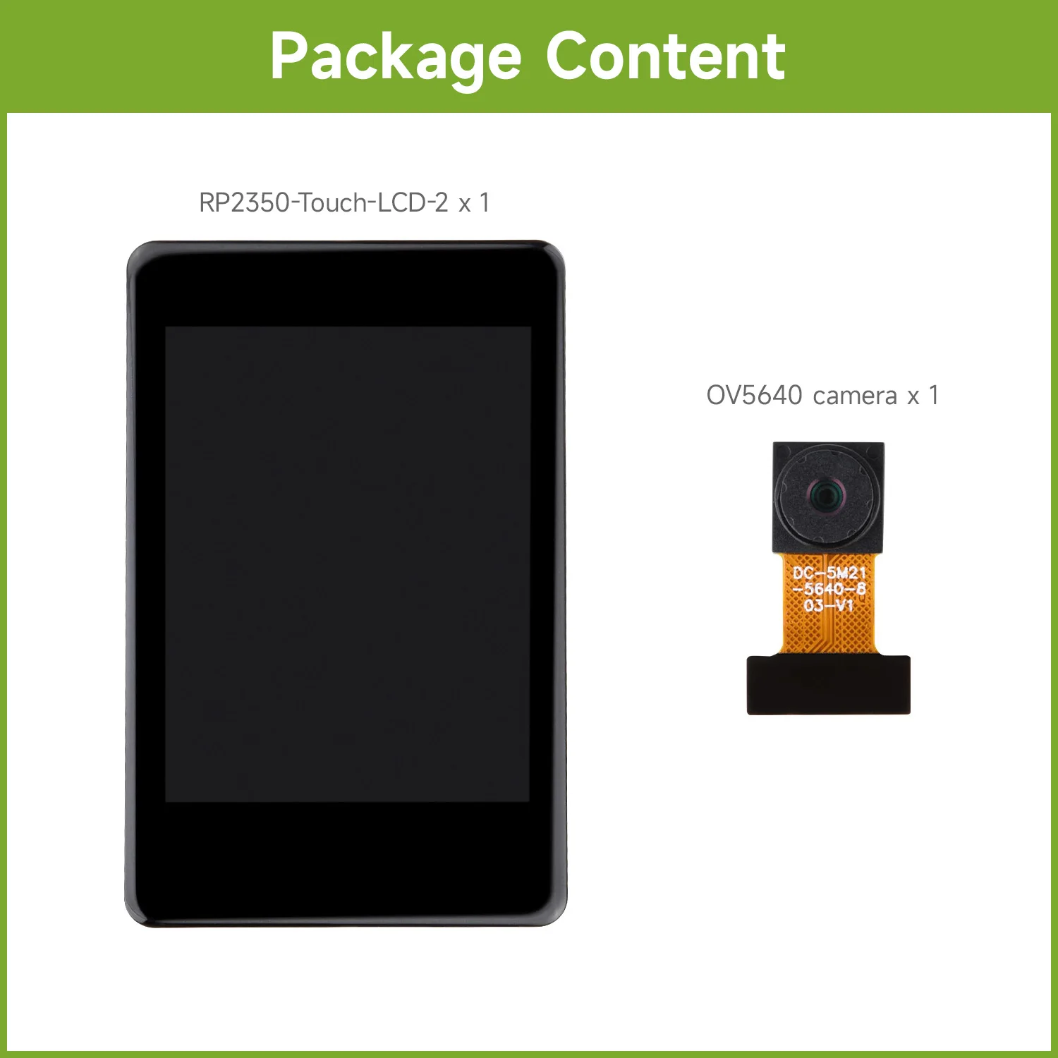 Variant: Included camera