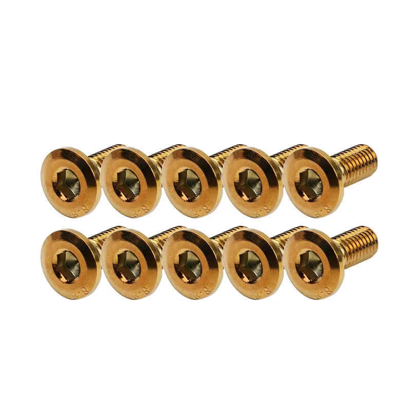 Disc Brake Screw Refit Bolt motorcycle disc rotor bolt locomotive M8*20.5MM Riding brake titanium screw motorcycle spare parts