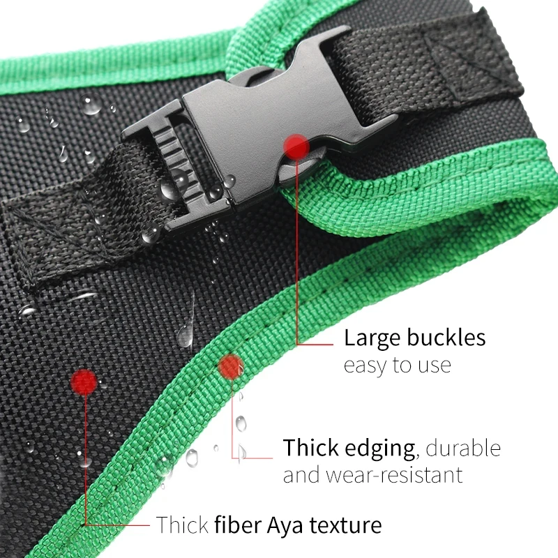 LAOA bolsa de almacenamiento multifunción, paquete de cintura de tela Oxford, herramienta de reparación de Hardware, alicates de llave de bolsillo, cinturón doméstico de electricista