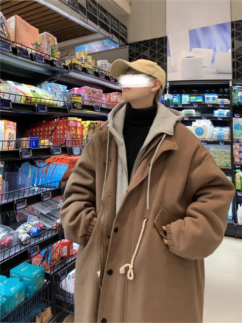 

Мужское длинное пальто из шерстяной смеси с китайской традиционной вышивкой, праздничное, для свадьбы, в этническом стиле