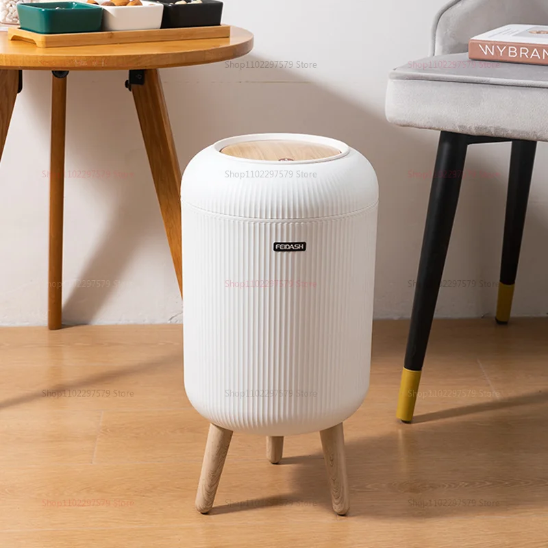 Lixeira automática com tampa, lixeira elétrica inteligente, à prova d'água, reciclagem, para cozinha, banheiro, escritório, plástico durável