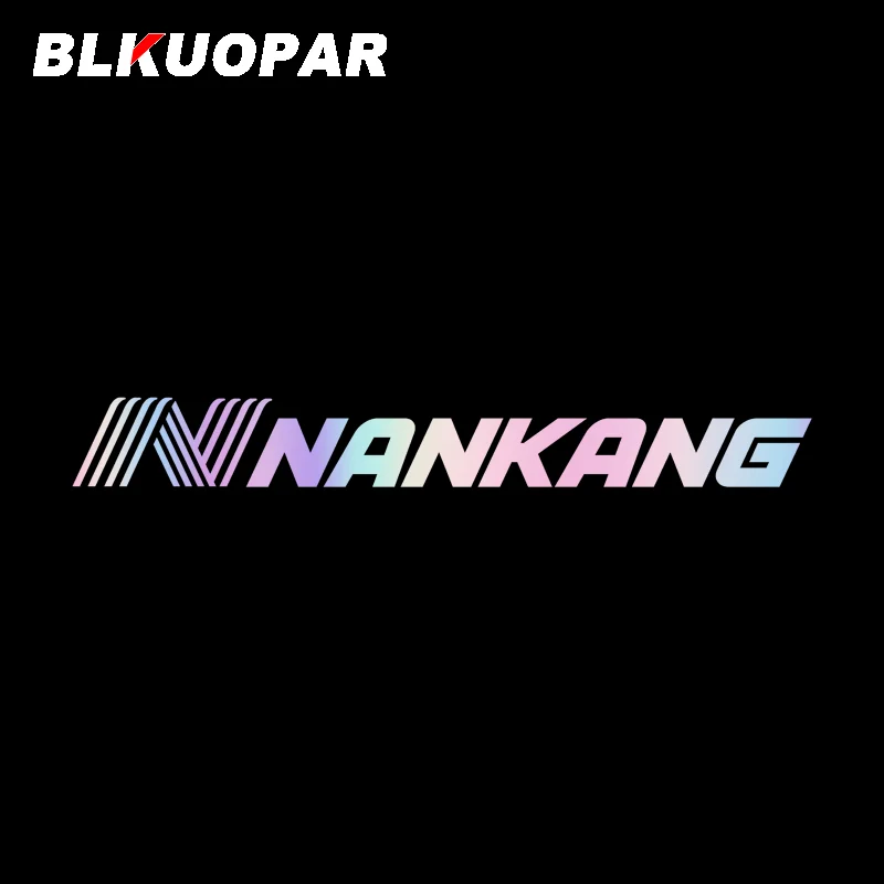 BLKUOPAR for NANKANG Tires Car Stickers Sunscreen Creative Occlusion Scratch Decals Waterproof Vinyl Refrigerator Decoration