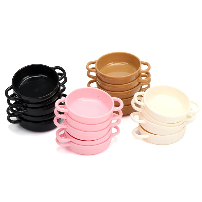 Maison de poupée Miniature, Pot avec couvercle, modèle d'ustensiles de cuisine, casseroles et poêles, Simulation de maison de poupée, Micro scène, accessoires de décoration