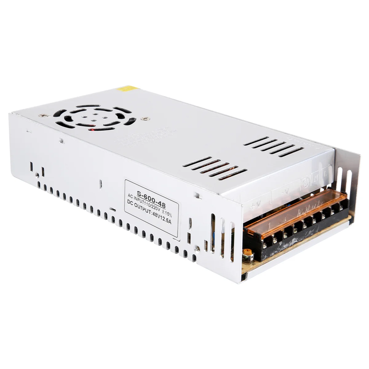 

48V 12.5A 600W Switch Power Supply for Monitoring Equipment, Industrial Automation, PLC Control Cabinet, LED Equipment YDH