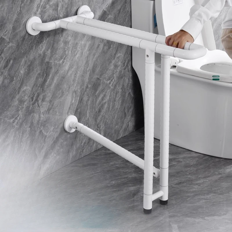

Поручень для унитаза, складная ванная комната для инвалидов, нескользящая перила для унитаза без барьеров, перила для бытового унитаза, поддержка для пожилых людей