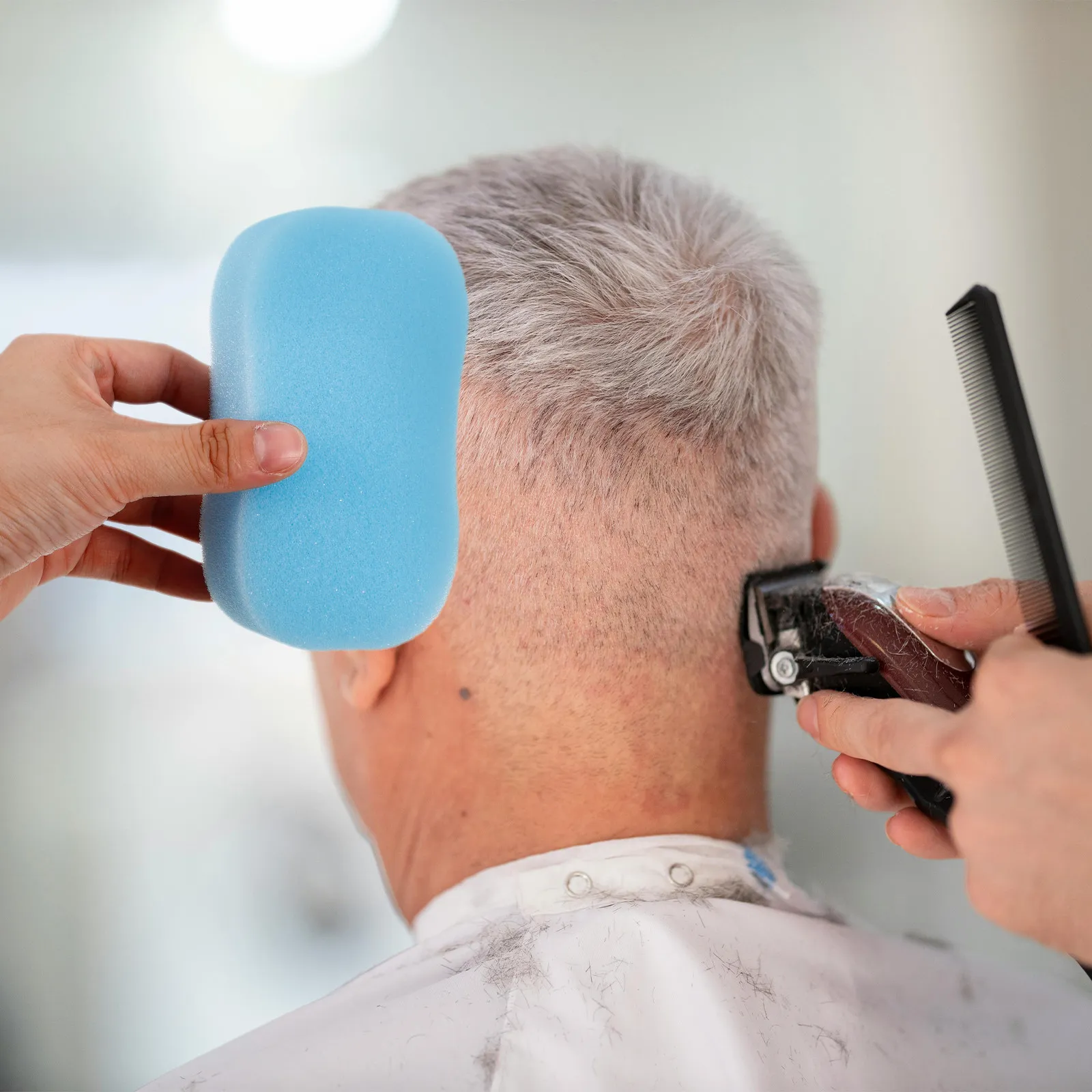 

Набор из 20 мягких губок-щеток для волос: идеальный инструмент для очистки волос для салонов и парикмахерских, удобная ручка, губки для лица