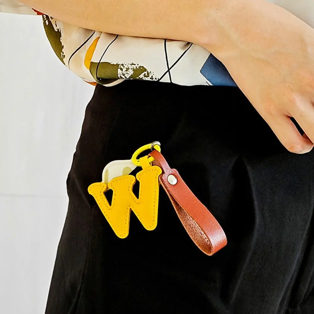 

Keys Organizer PU 26 Letter Key Chain Key Ring Waist Buckle Alphabet Car Key Buckle Bag Charms Business Business Key Holder
