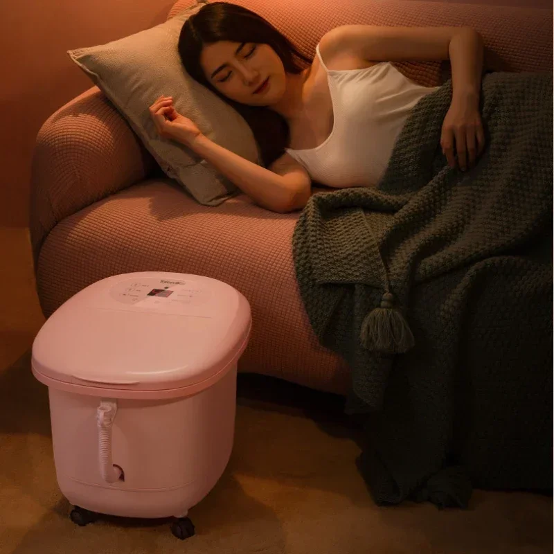 Light Luxury Automatic Foot Bath Massager Machine With Household Heating Constant Temperature Electric Feet Massage