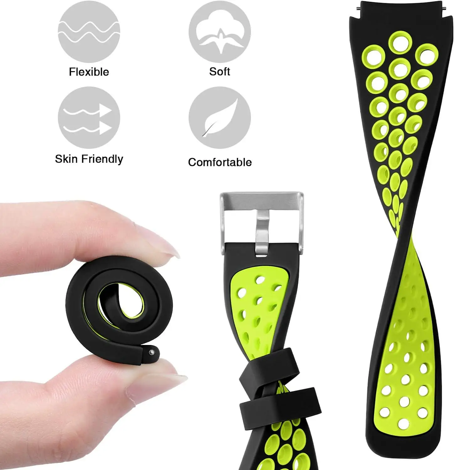 Para Samsung Galaxy Watch Ultra pulsera de silicona de 47mm para Samsung Watch Ultra LTE 47mm pulsera reemplazable