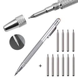 Tungsten Carbide Tip Scriber Engraving Pen Marking Tip Carving Scribing Marker Tool For Glass Ceramic Metal Wood Hand Tools