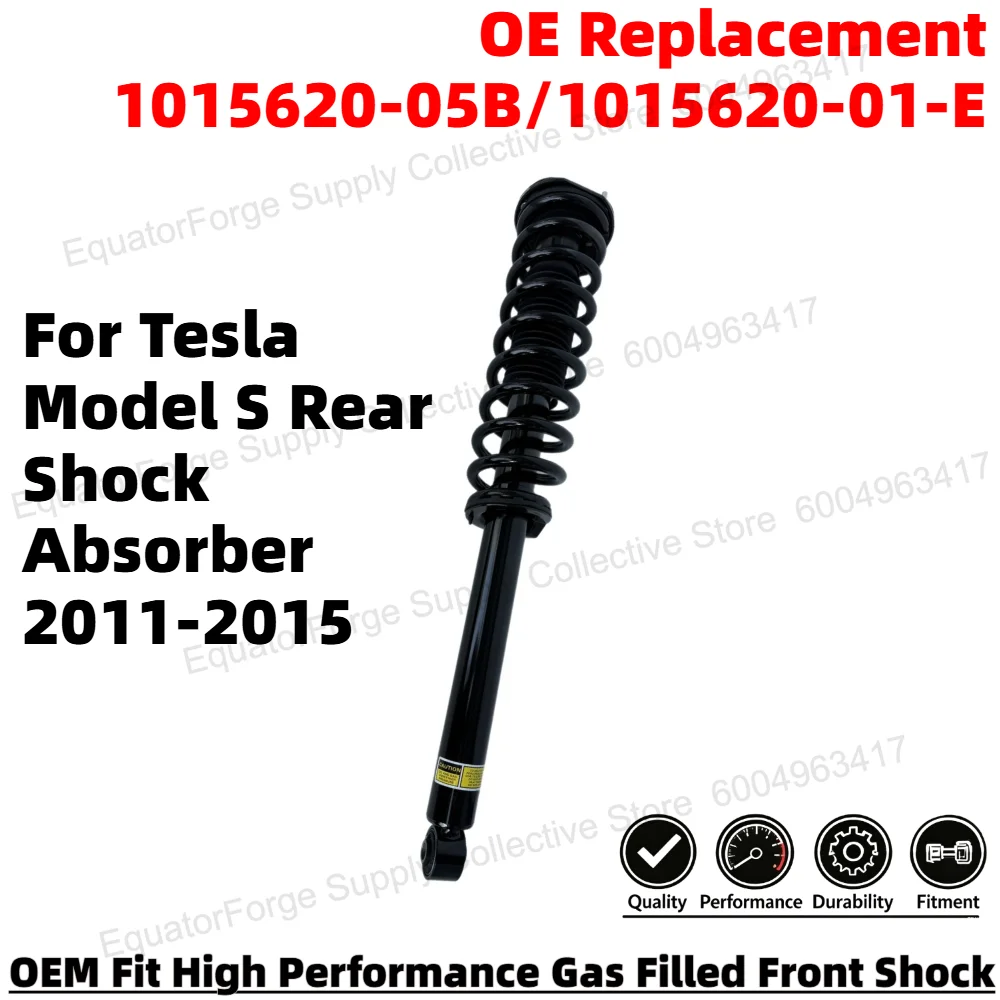 Comfortable Direct Fit High Stability Premium Durable Rear Shock Absorber for Tesla Model S OE Number 1015620-05B/1015620-01-E