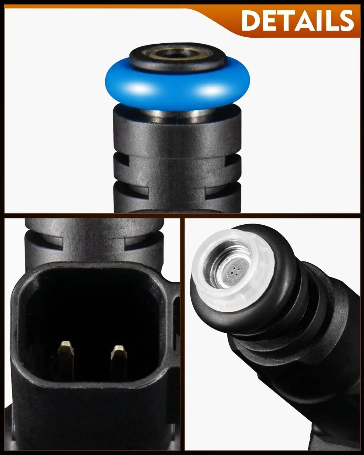 Bilusi 0280155784 inyectores de combustible 4.0L 5.2L para Jeep 1999-2004 Grand Cherokee Wrangler 1999-2001 para Ram 1500 2500 3500 2000-2003