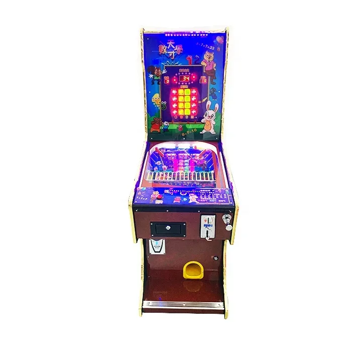 Giochi della lotteria a gettoni riscatto del biglietto palla da tiro meccanica 5 palline distributore automatico di flipper arcade