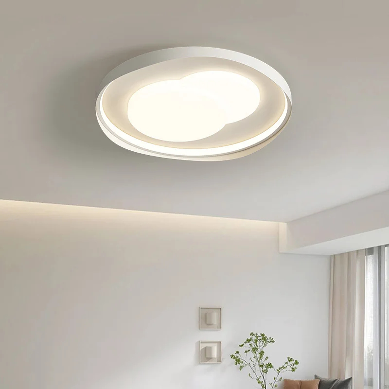 Imagem -05 - Qilemei-quarto Moderno Luz de Teto Lâmpada Simples para Sala de Estar Espectro Completo Proteção Ocular Luminária Doméstica