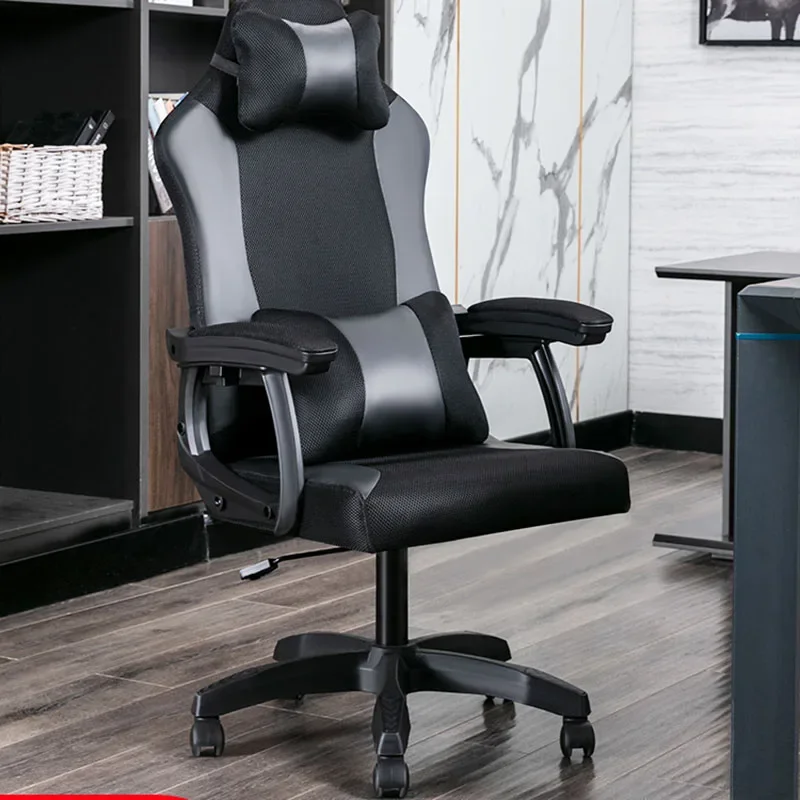 Room Leather gaming chairs Gaming Luxury Black Adults Design Recliner Relaxing Office Folding Bed for Sleeping Home Furniture