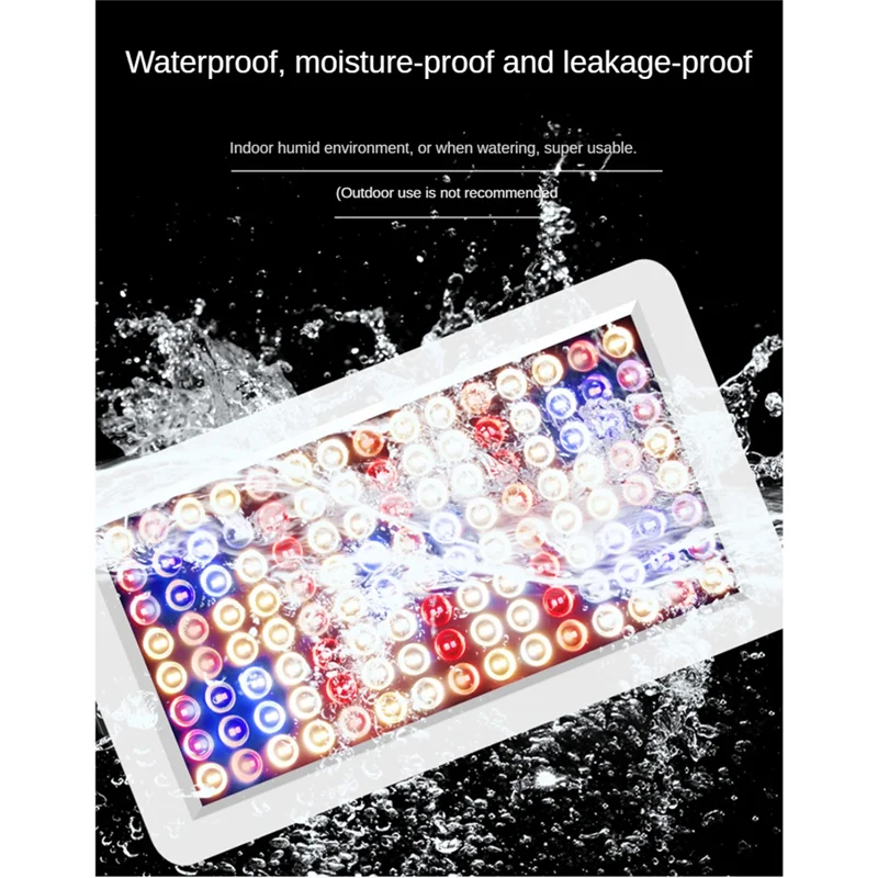 الولايات المتحدة التوصيل ، 240LED تنمو أضواء النبات الطيف الكامل الدفيئة تزايد مصباح للنباتات الداخلية الخضار المائية Phytolamp دائم