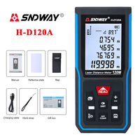 SNDWAY Laser Distance Meter 40M/50M/120M Dual Laser Distance Meter Bidirectional Measurement Electronic Level  SW-DR/DG Series