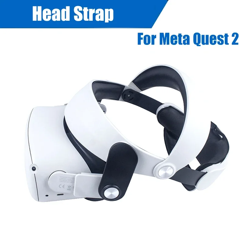

Headset Strap For Oculus Quest 2 Headset Reduce Head Pressure Upgrades Halo Strap Elite Strap for Mate Quest 2 VR Accessories