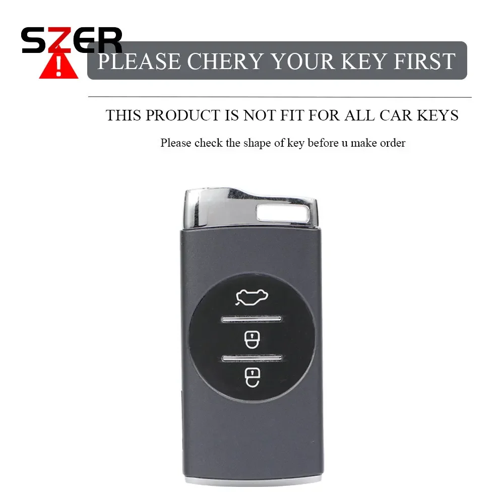 TPU Shell Fob For Chery Tiggo 7 Pro 8 Pro Exeed Tiggo 2 3x Arrizo 5 Pro Gx 5x EQ7 Car Remote Key Case Cover Keychain Accessories