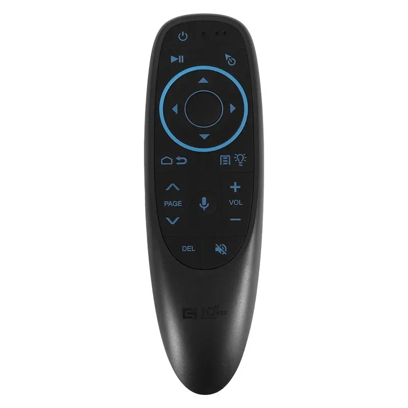ABKQ-G10S Pro BT Airmouse Backlit Voice Remote Control Wireless For Google Player IR Learning G10 Gyroscope For Android TV Box