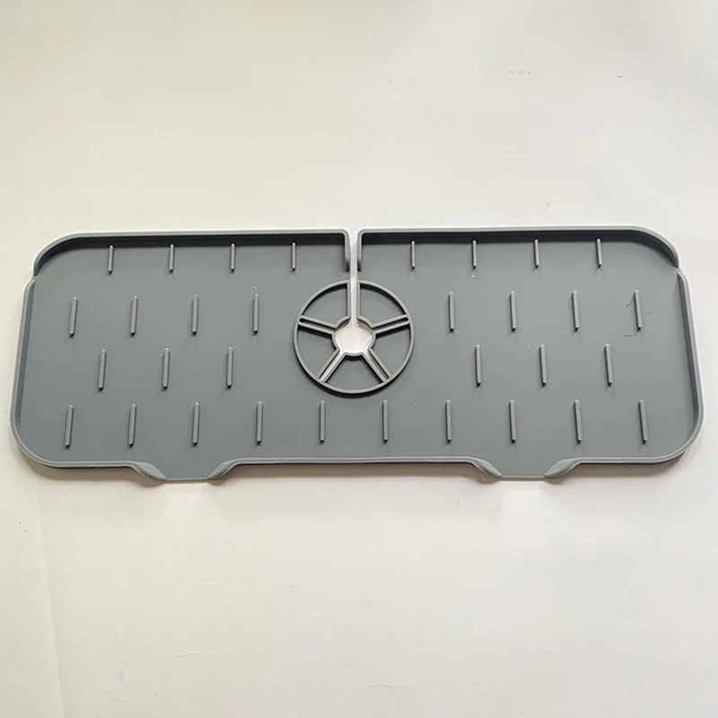 Silikon Wasserhahn Griff Tropf fänger Tablett Wasserhahn Matte Drain Pad Splash Pad wieder verwendbare Küchen spüle Arbeits platte Schutz