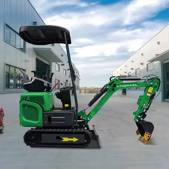 歐洲 XT12 Pro 1200kg 挖土機 LANDWARD 農業液壓履帶式挖土機 久保田 EPA 引擎 1.2 噸小型挖土機 可客製化 8 最佳銷售 農業拖拉機 - №7