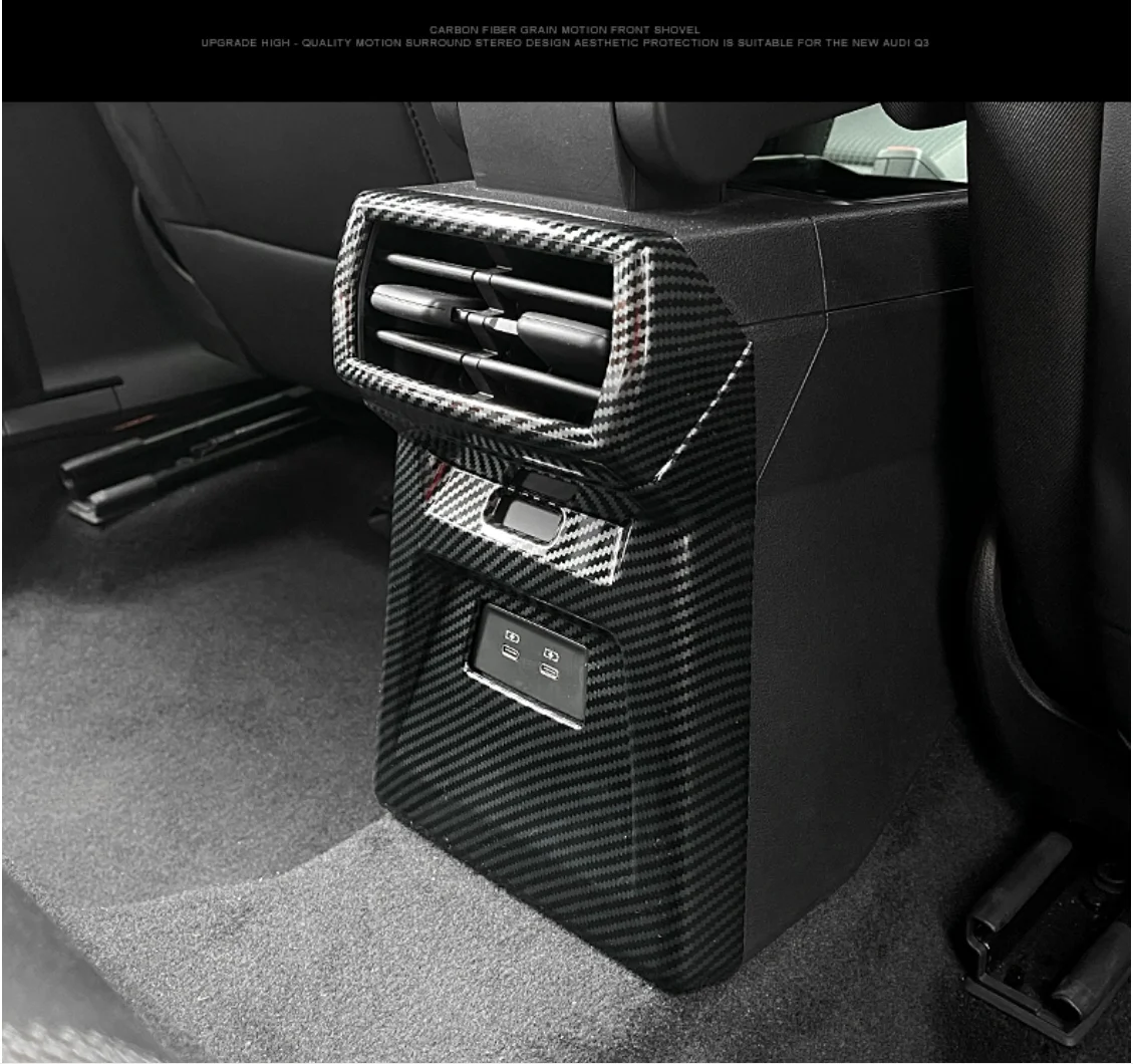 

Suitable for Audi A3 2021 rear air outlet anti kick ABS decoration Auto Parts 3-piece set
