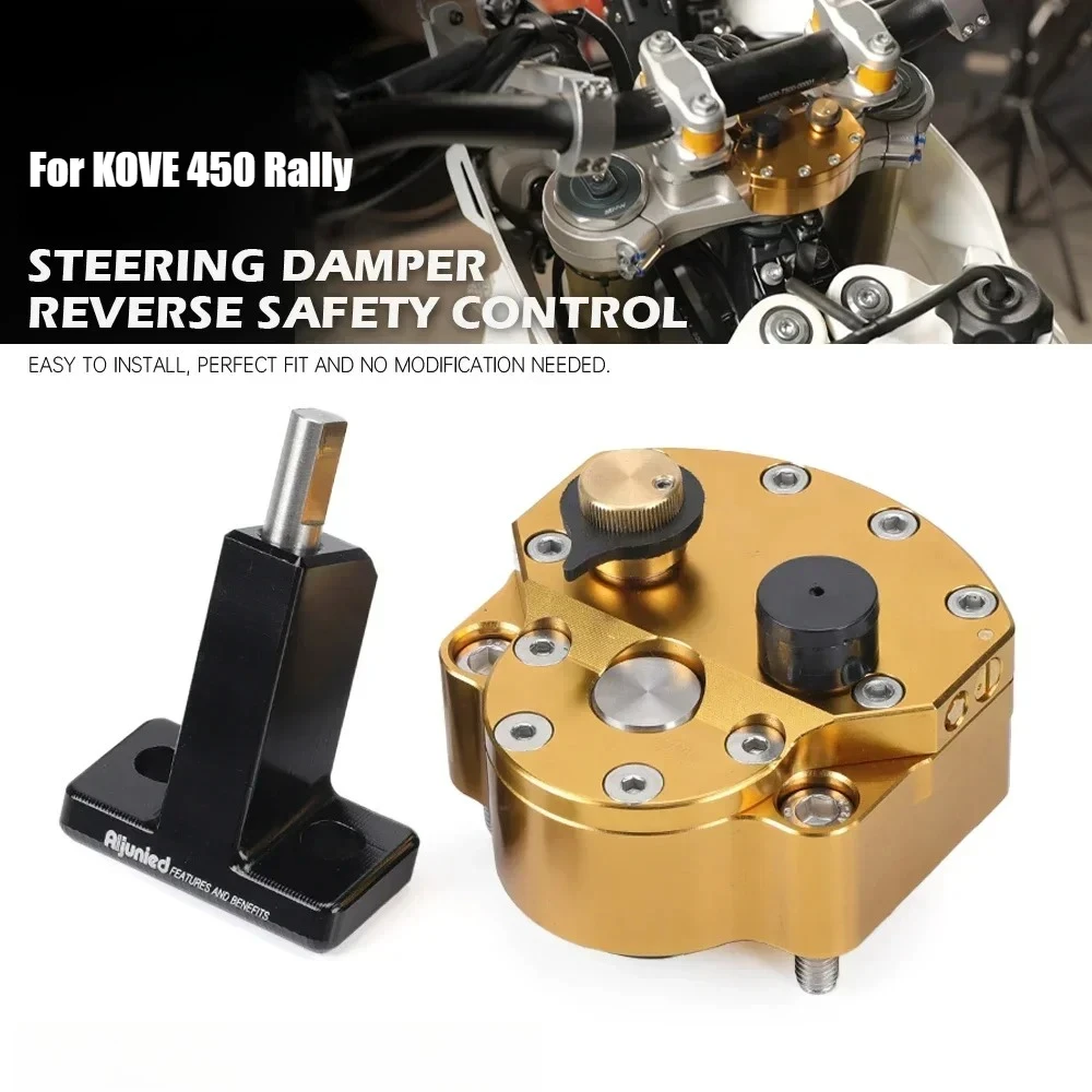 Per KOVE 450 Rally Colove 450 Rally Moto Ammortizzatore di Sterzo Stabilizzatore di Sterzo Ammortizzatore Kit di Controllo di Sicurezza Inversa