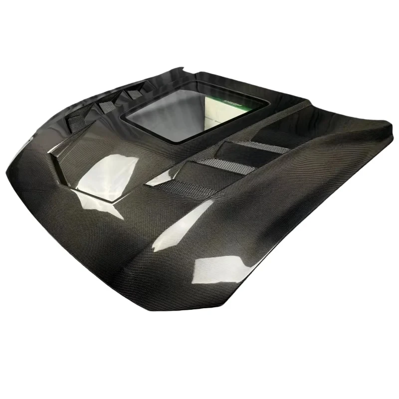 Transparent Multi-hole Radiator Carbon Fiber Front Hood